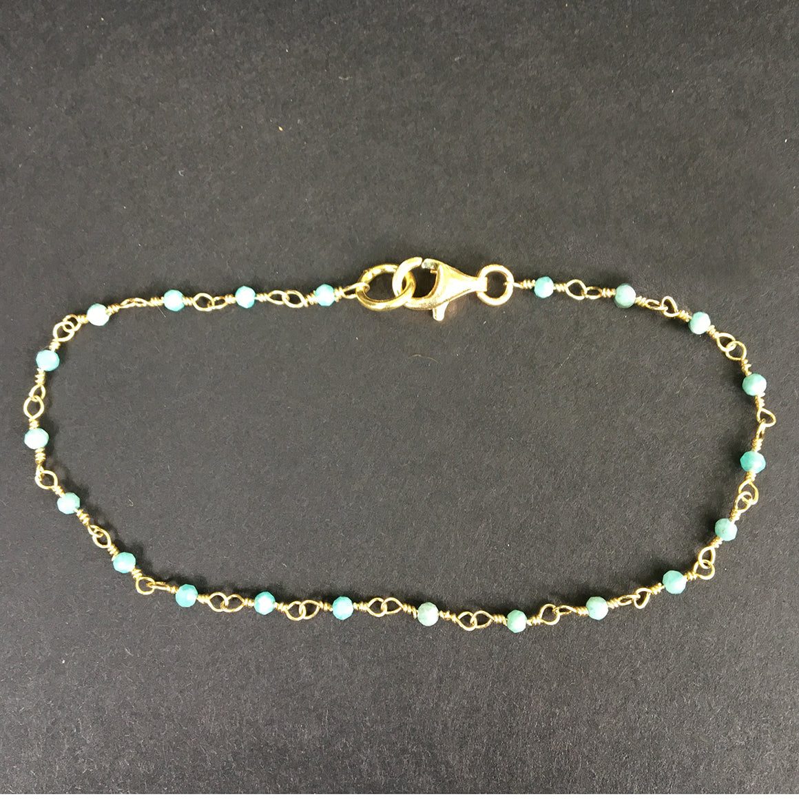 Aqua Chain Bracelet