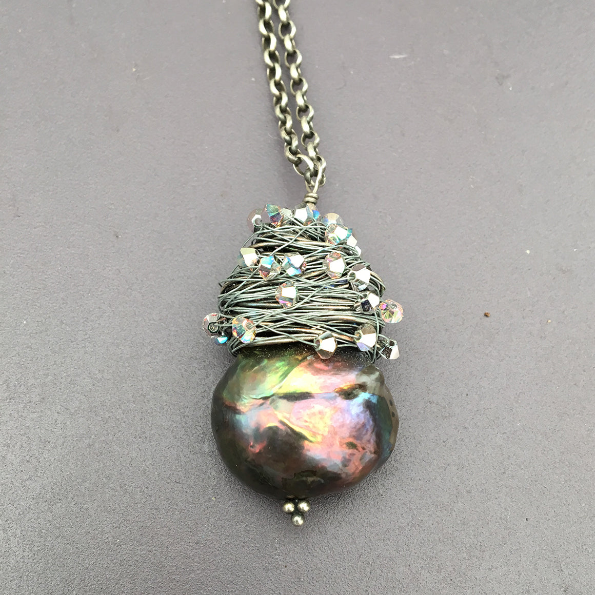 Extra Large Wrapped Baroque Pearl Necklace