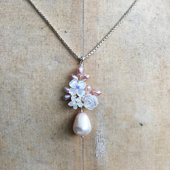 Floral Cluster Necklace