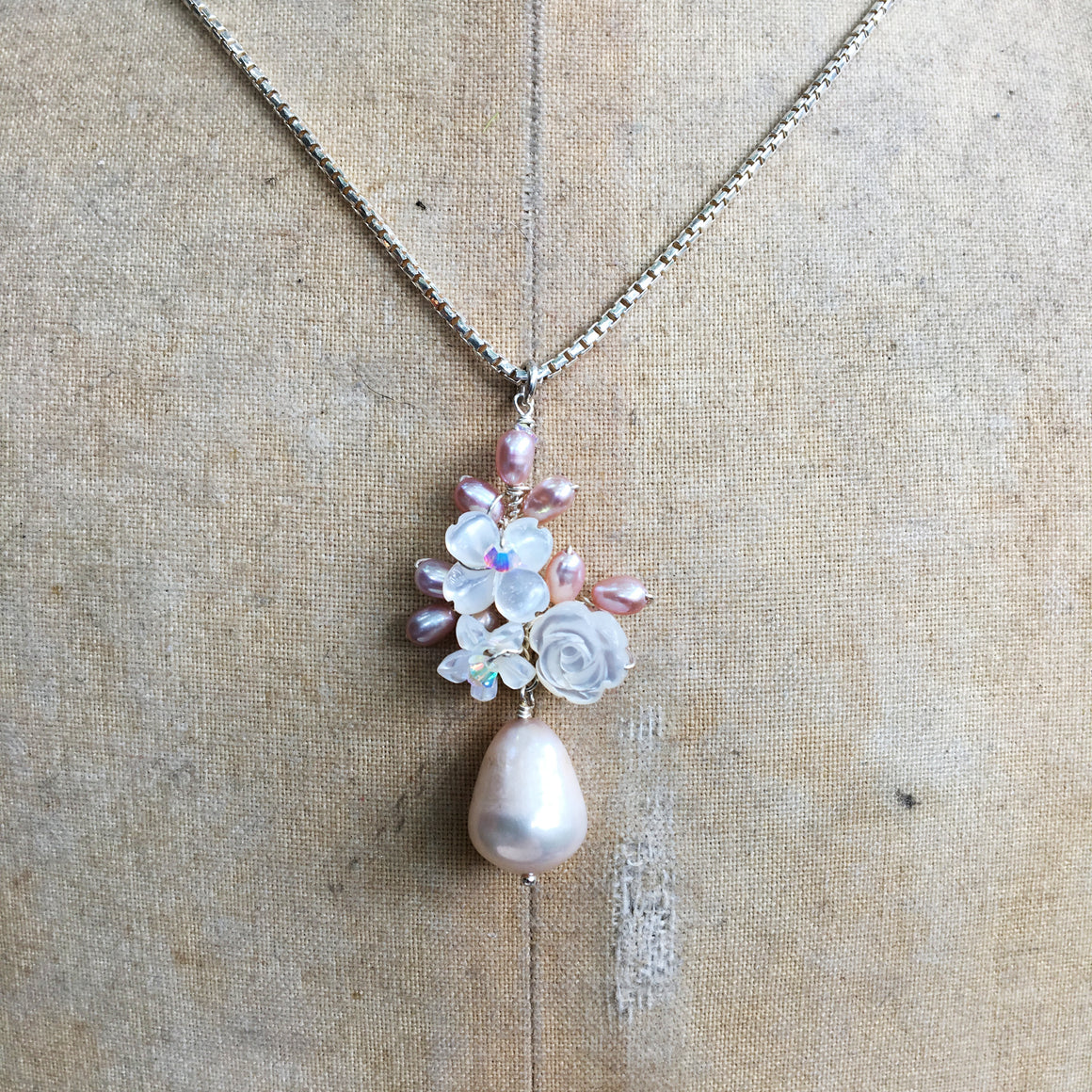Floral Cluster Necklace