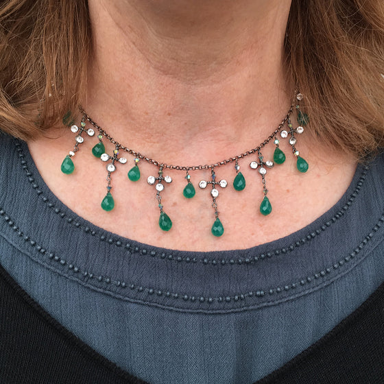 Green Agate Necklace