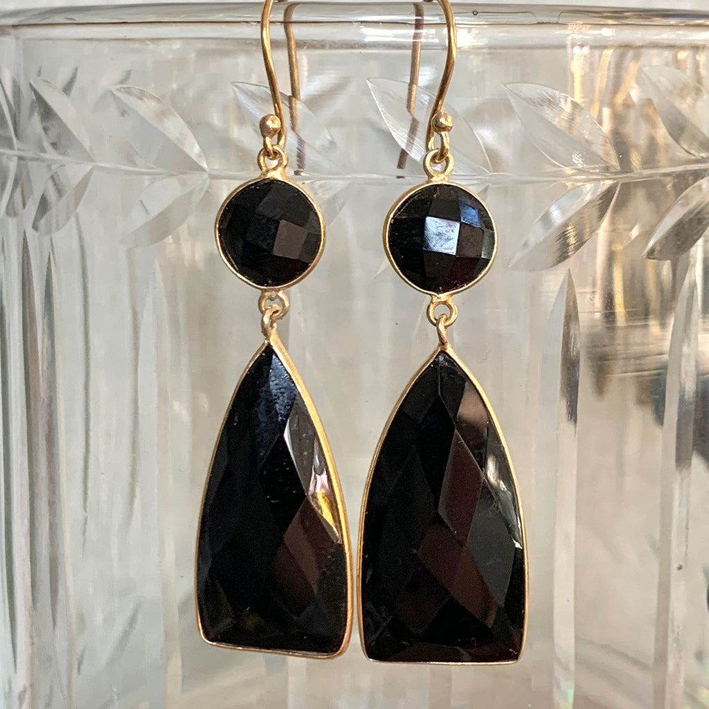 Onyx Drop Earrings