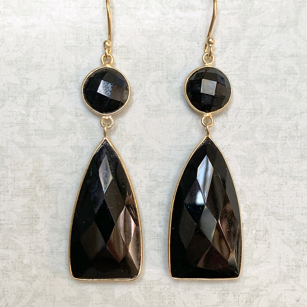 Onyx Drop Earrings