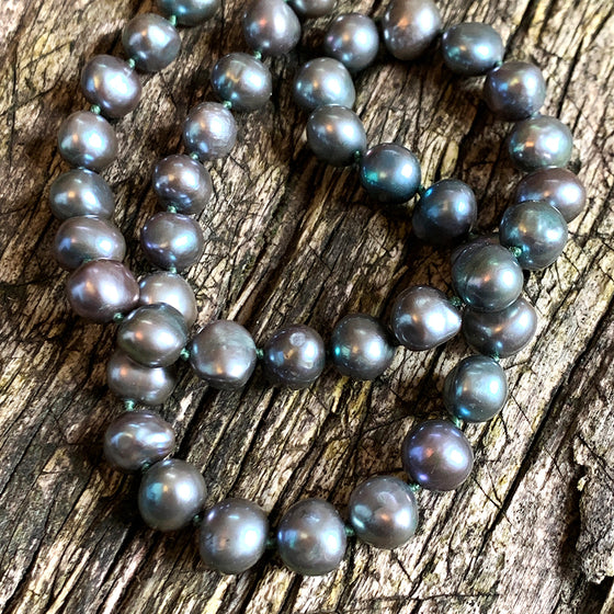 Grey Pearl Necklace