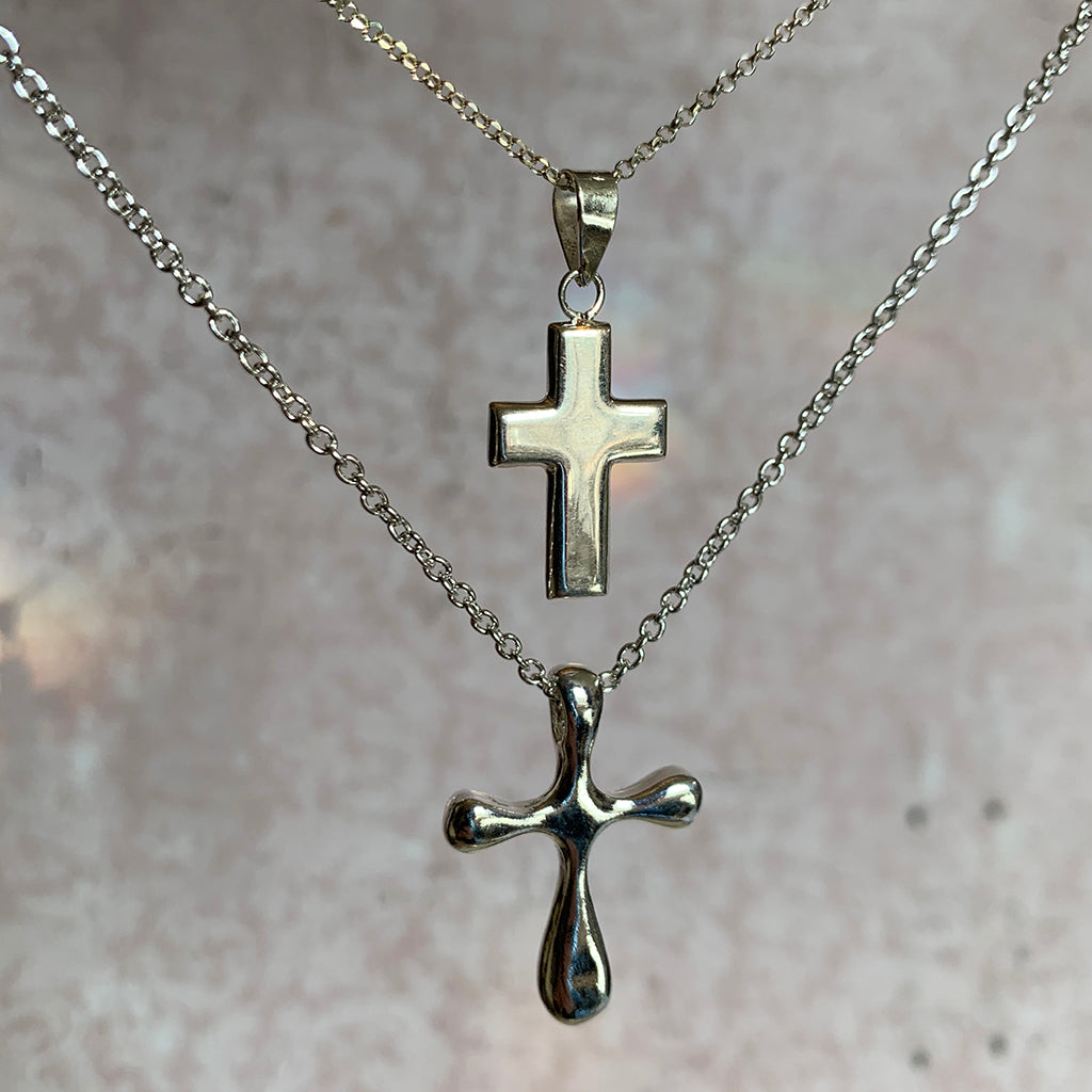 Silver Cross Necklace