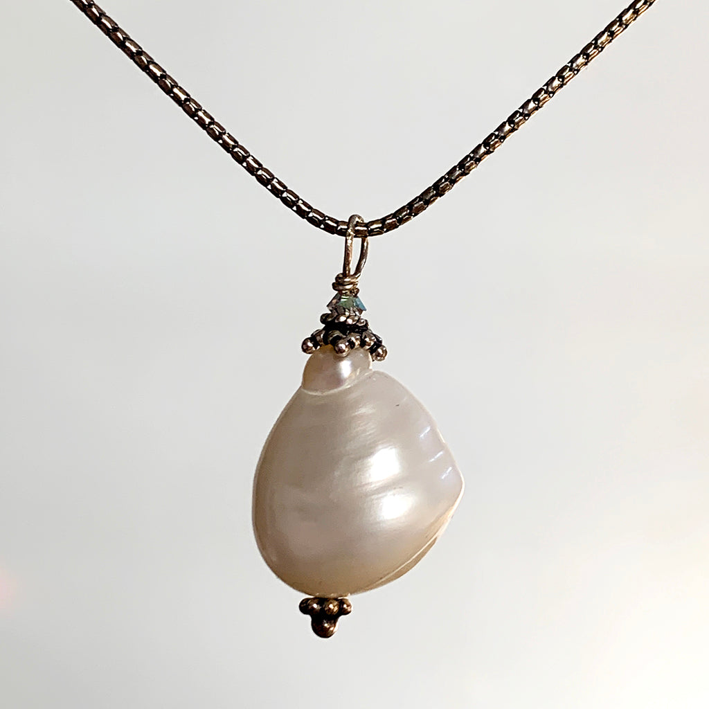 Extra Large Baroque Pearl Pendant