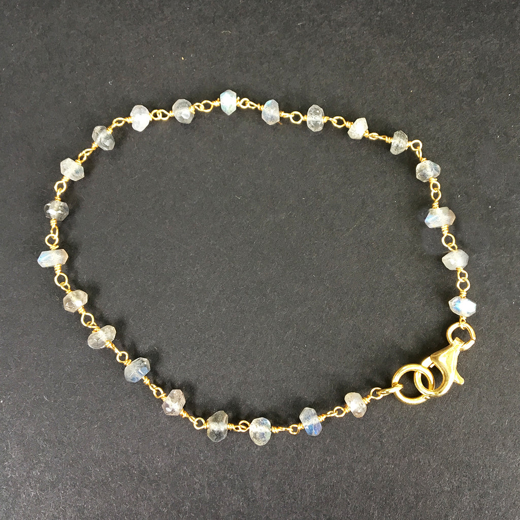 Labradorite Chain Bracelet