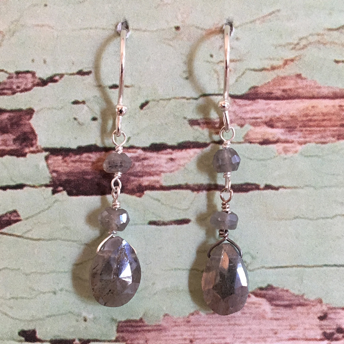 Labradorite Drop Earrings