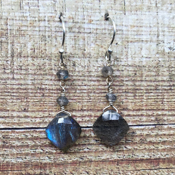 Labradorite Earrings