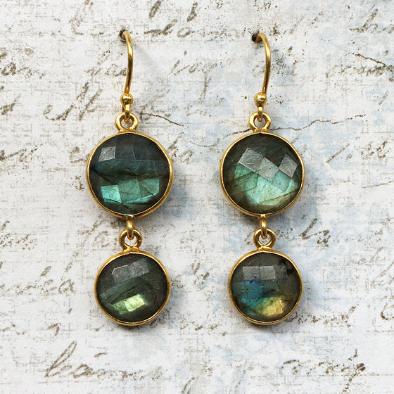 Labradorite Earrings