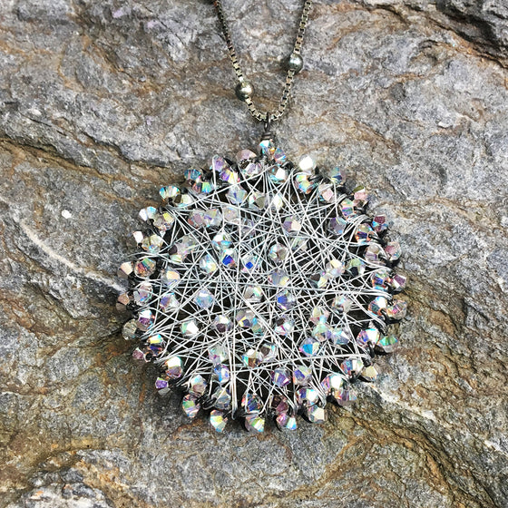 Large Crystal Orb Necklace