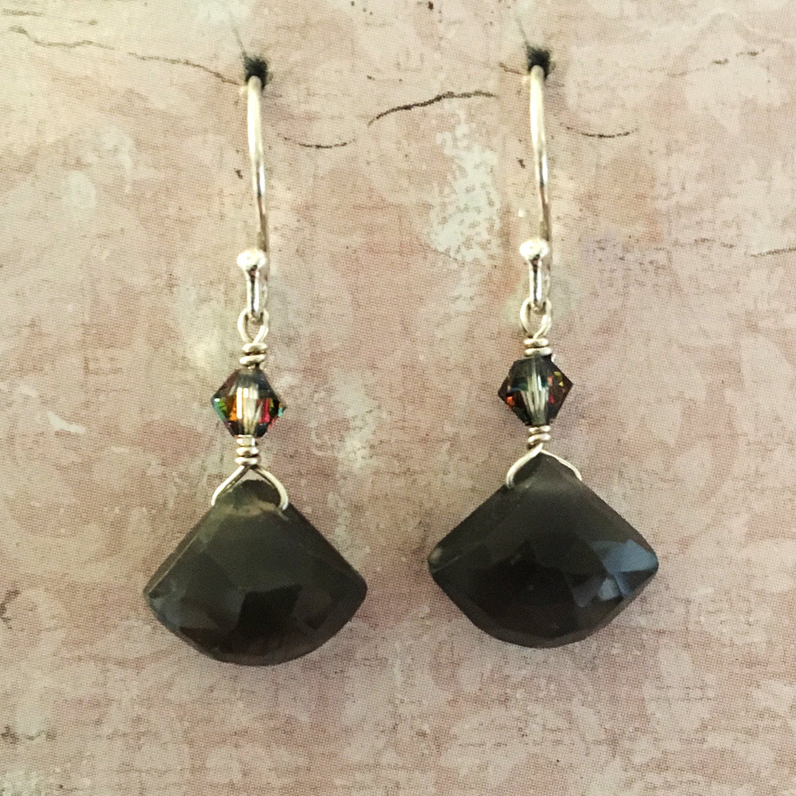 Misty Moonstone Earrings