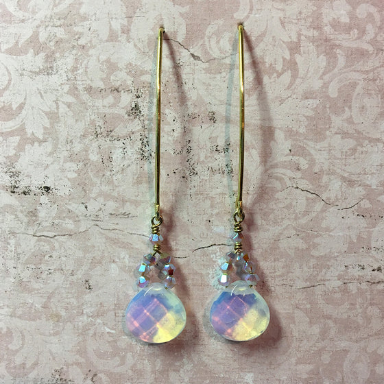 Opalite Arc Earrings