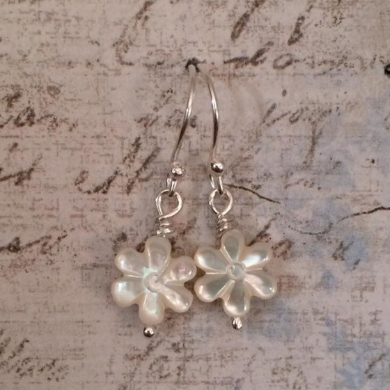 Oyster Mother of Pearl Earrings