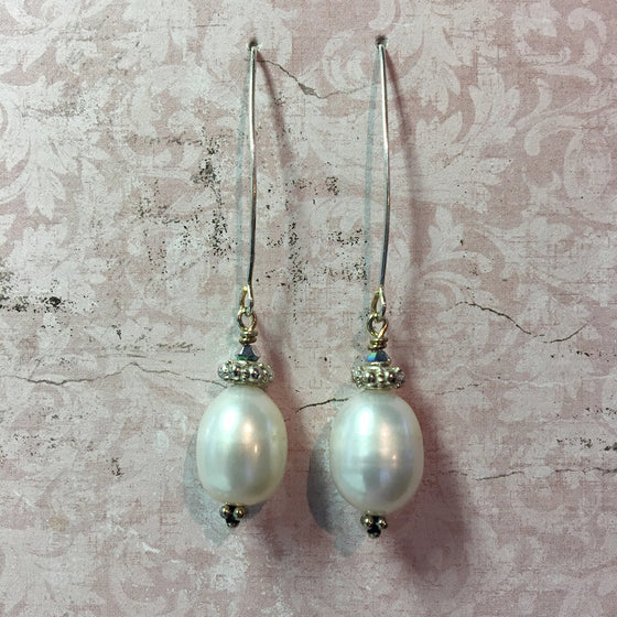 Pearl Arc Earrings