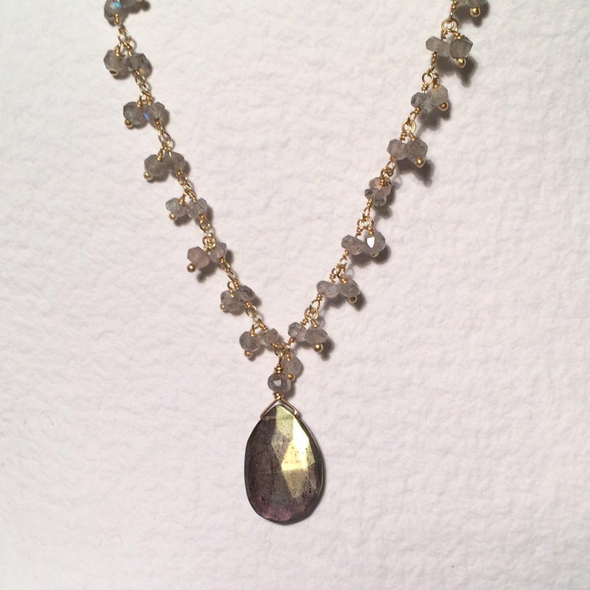 Pyrite Dotted Necklace