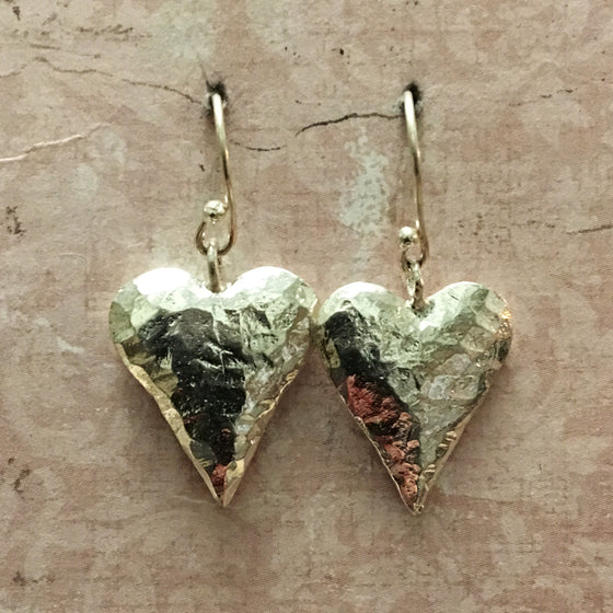 Silver Heart Earrings