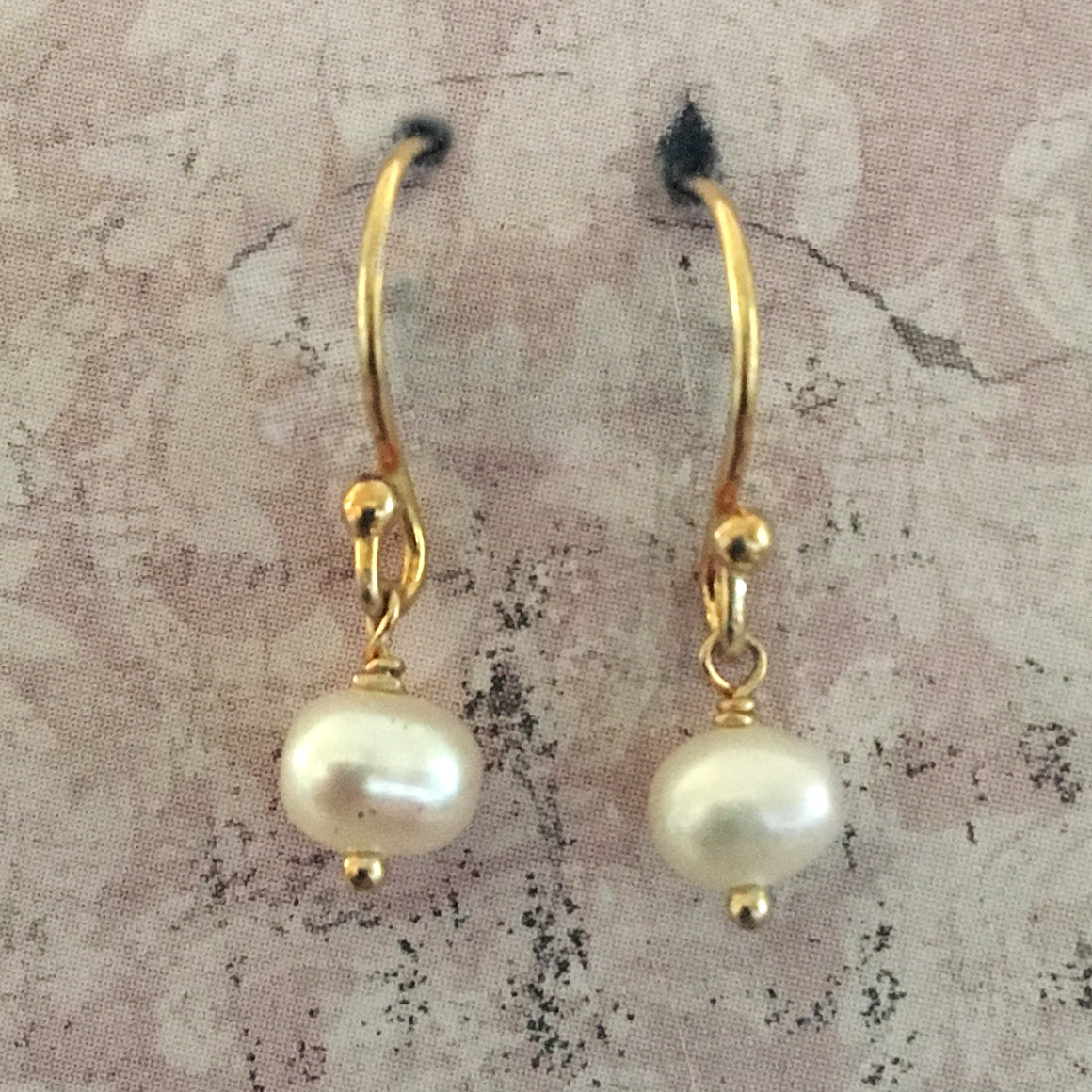 Tiny Pearl Earrings