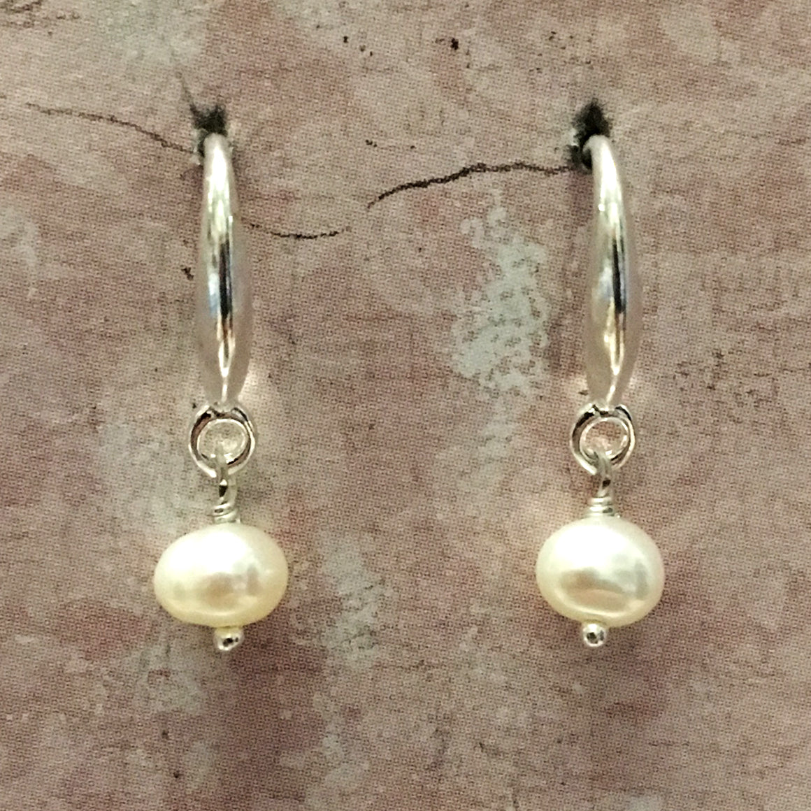 Tiny Pearl Earrings